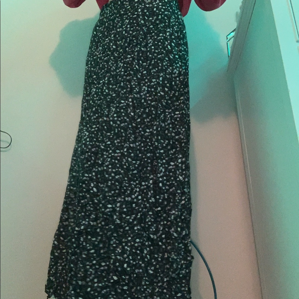Floral maxi skirt